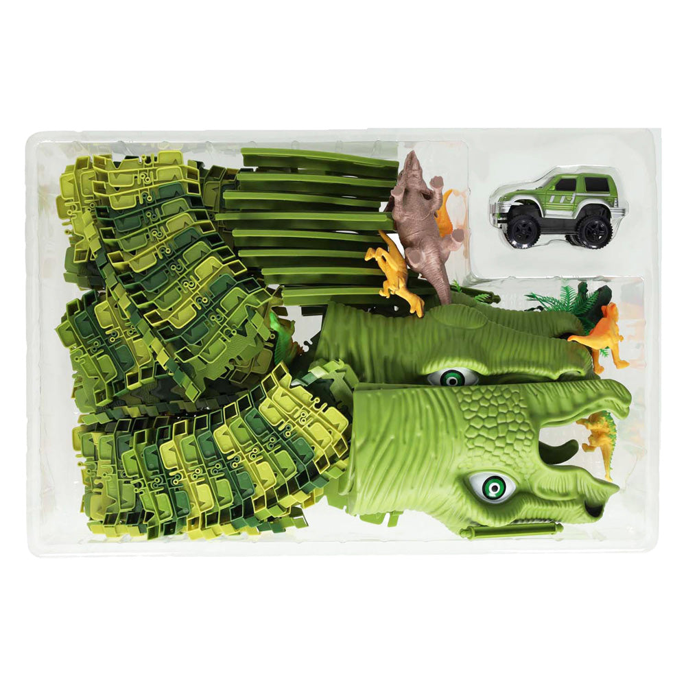 Ensemble de jeu complet Lobbes Dinotrack, 200 pièces.