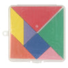 Puzzle tangram en bois, 7 mcx.
