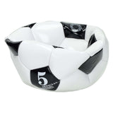 Football noir et blanc