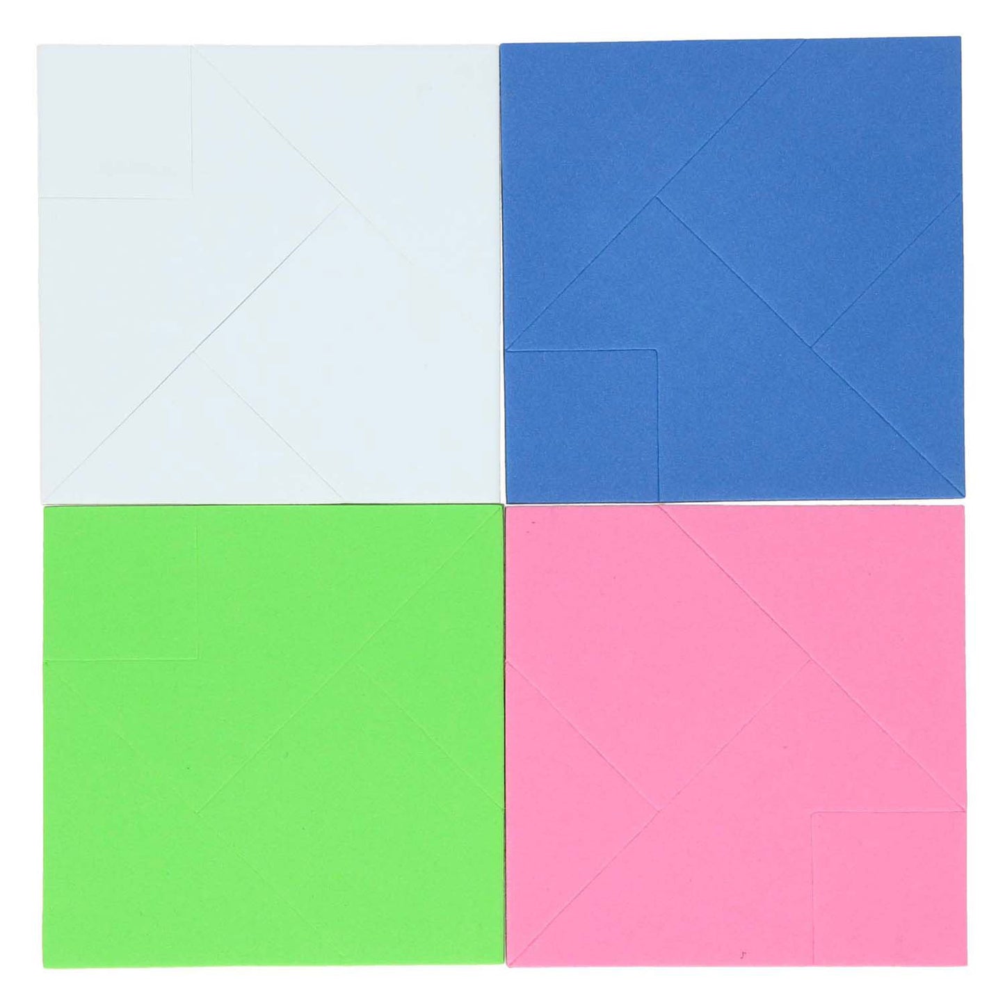Puzzles Tangram, 4 pièces