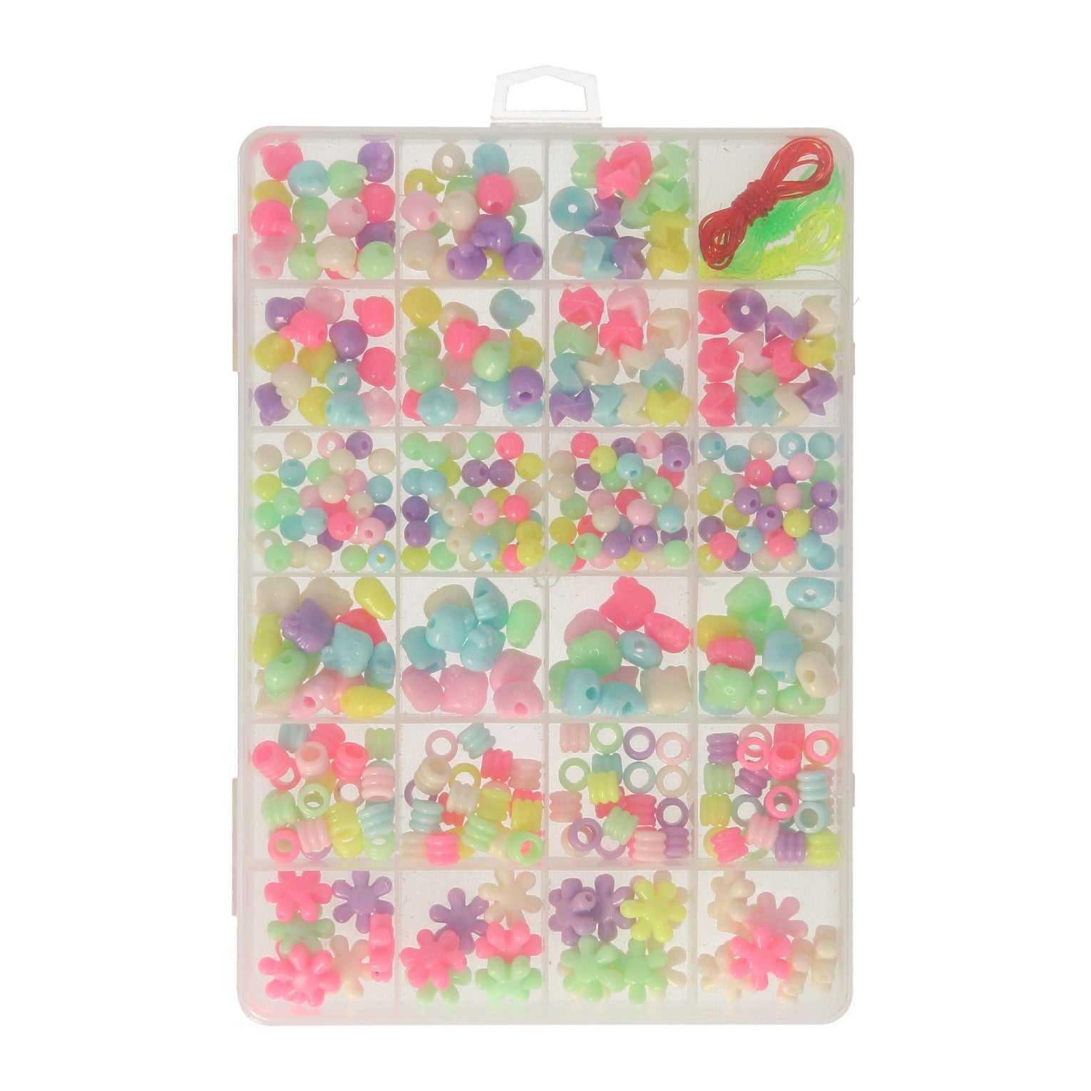 Ensemble de perles, 24 poches