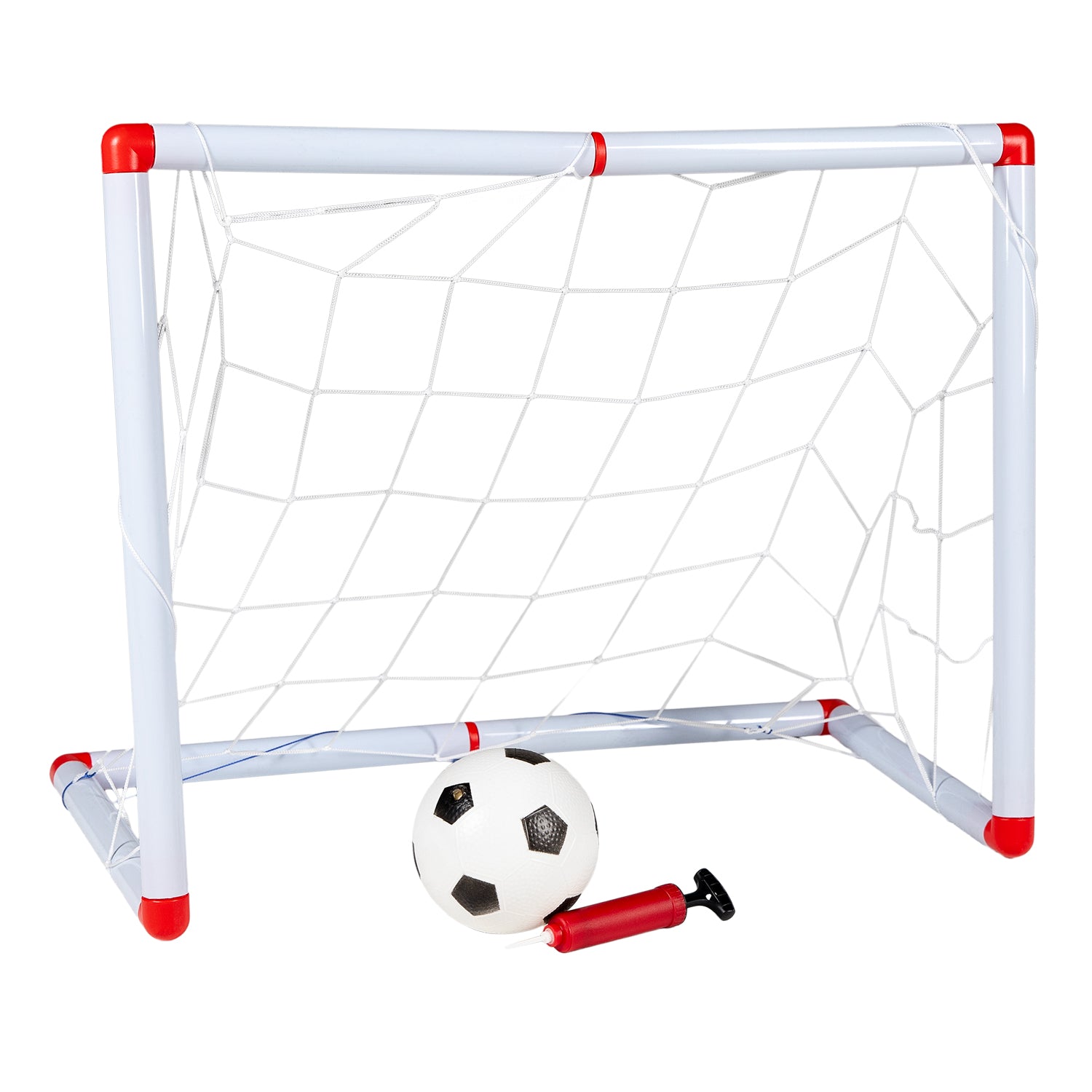 But de football avec accessoires, 6 pcs.