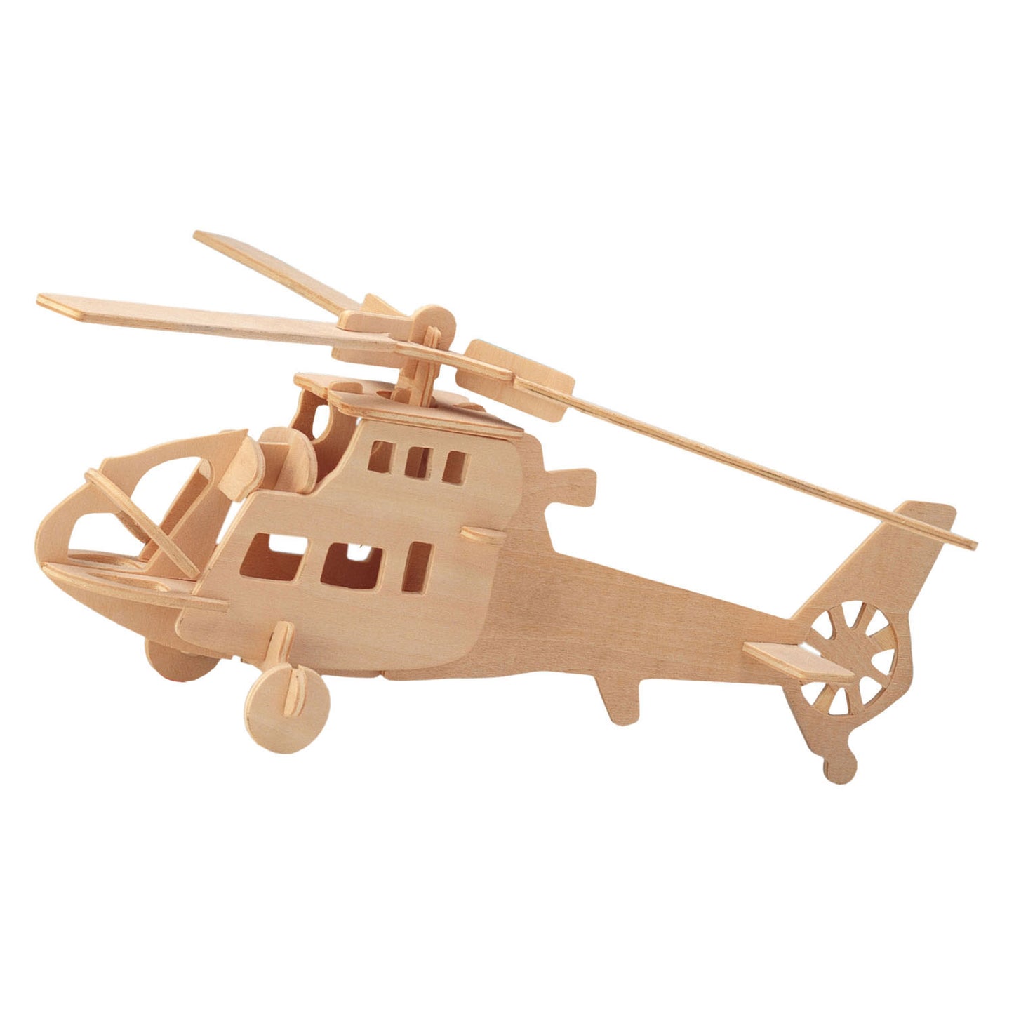 Kit de construction d'hélicoptère en bois