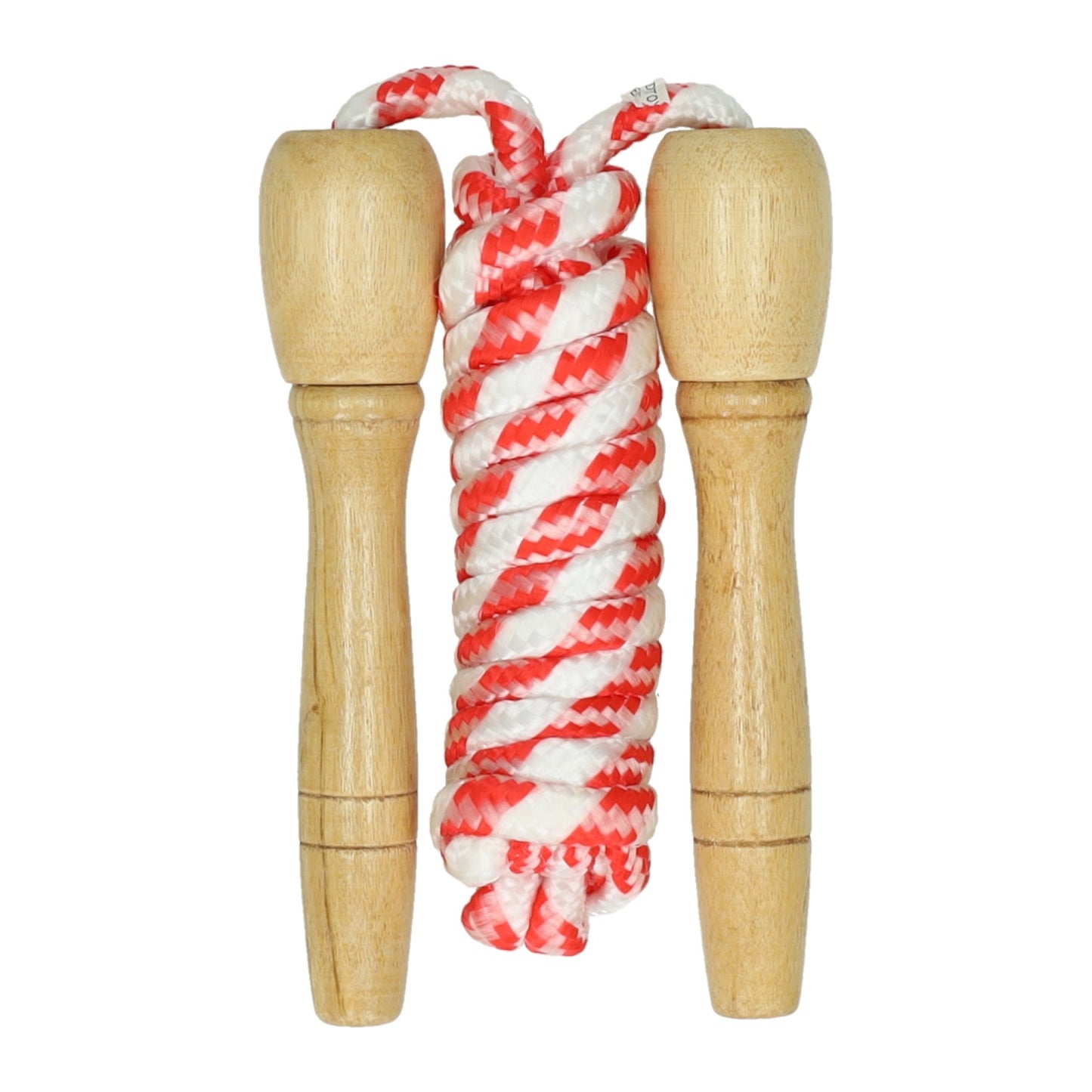 corde à sauter en bois rayé, 200 cm