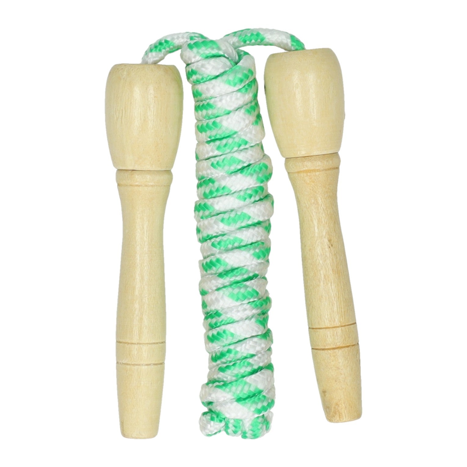 corde à sauter en bois rayé, 200 cm