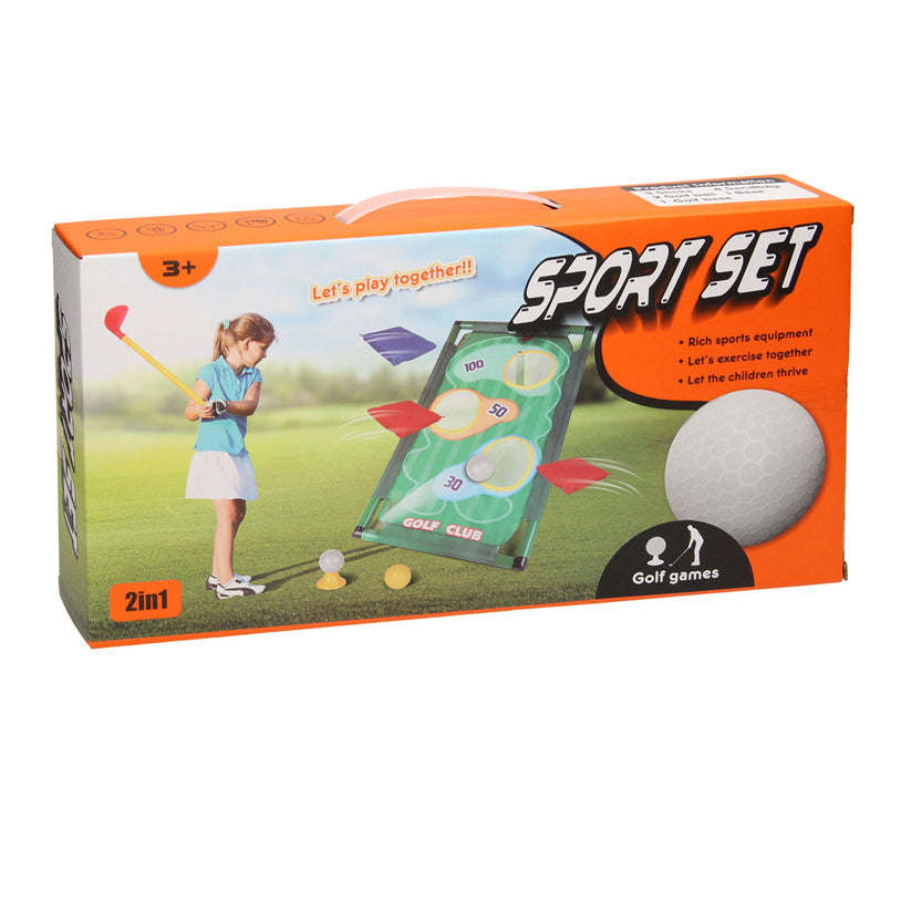 Ensemble de sport 2 en 1 golf et lancer de sac