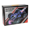 Monster truck de course RC avec fonction fumée - rouge