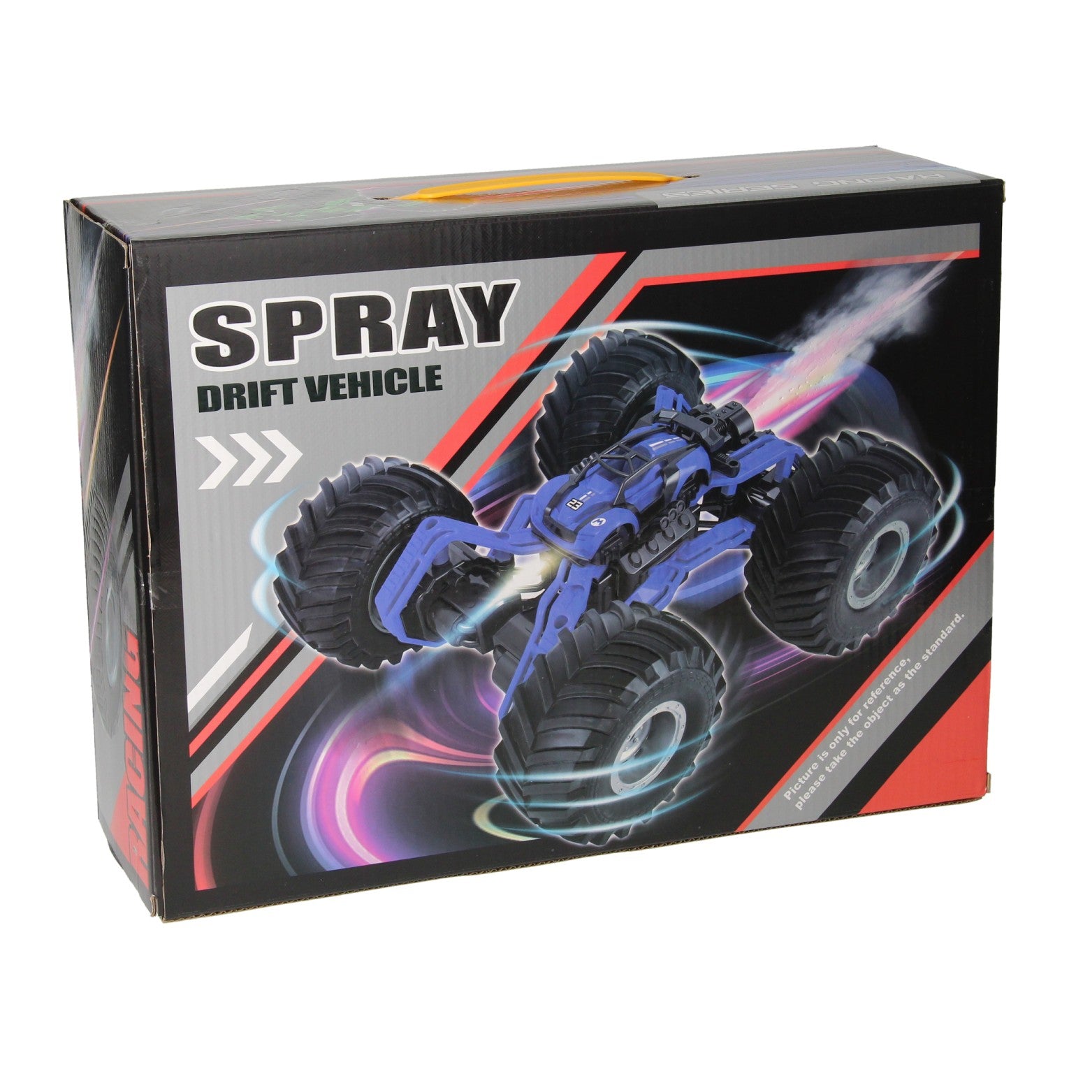 Monster truck de course RC avec fonction fumée - rouge