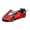 Voiture de sport RC avec fonction vapeur rouge