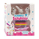 Scribble Crubbie coloriant les animaux avec le bain