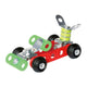 Jeu de construction en métal voiture de course, 46 pièces.