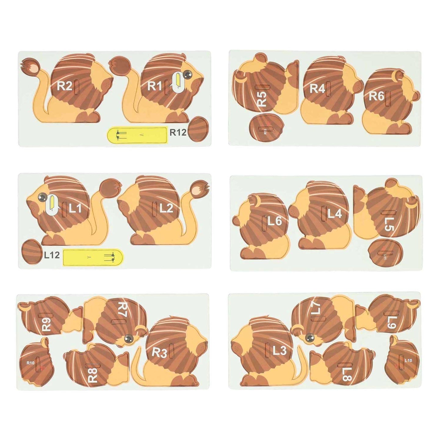 Puzzle 3D Lion, 26 pcs.