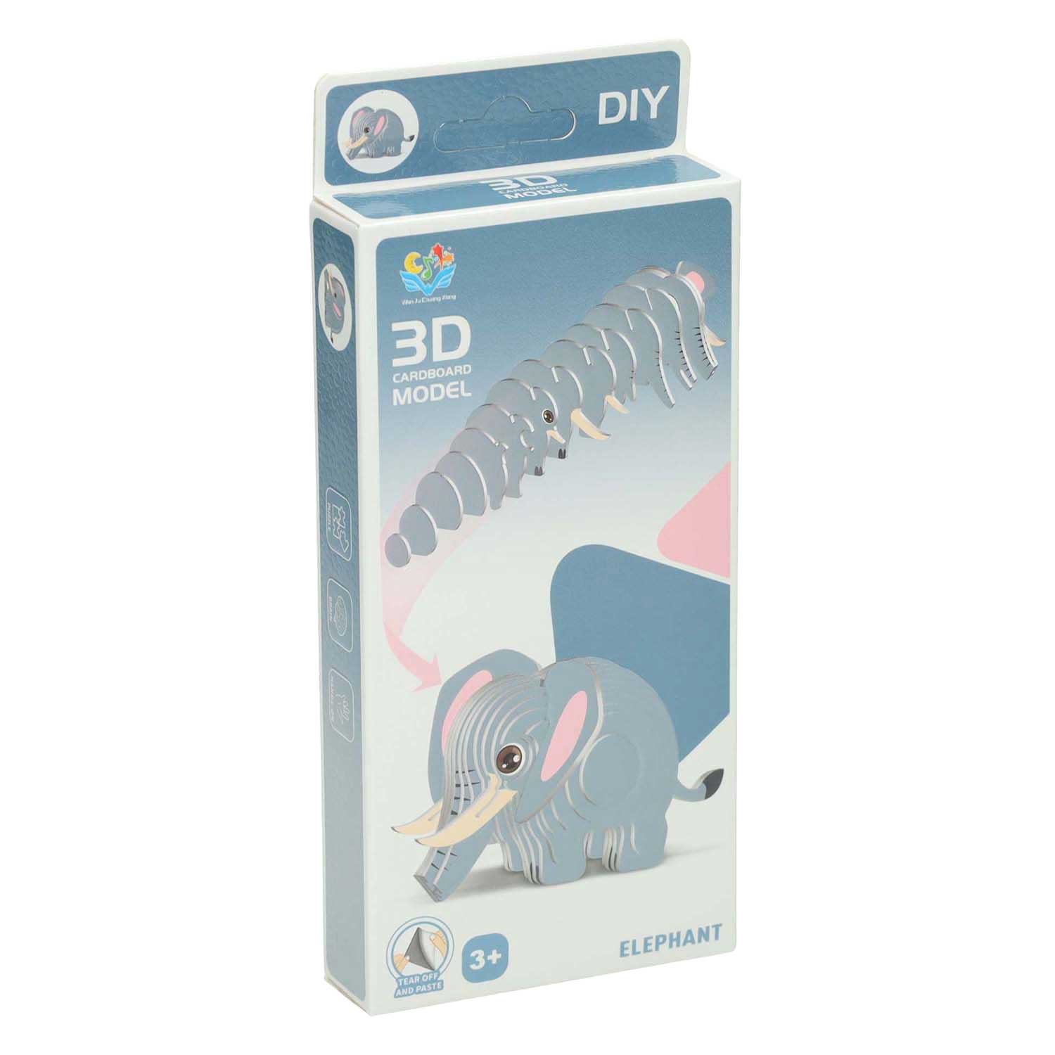 Imp puzzle 3d éléphant, 36 pcs.