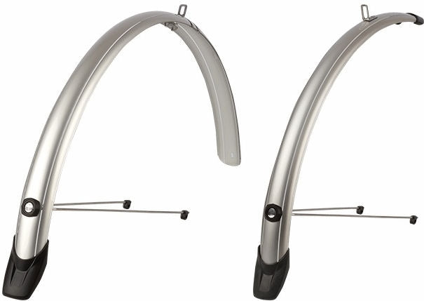 Jeu de garde-boue Towny 28 Inch 46 mm - argent