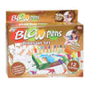 Coffret stylo souffleur avec pompe dinosaure