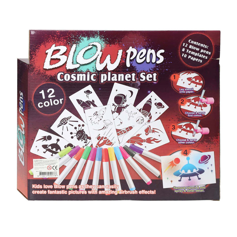Set de stylos soufflants avec pompe spatiale