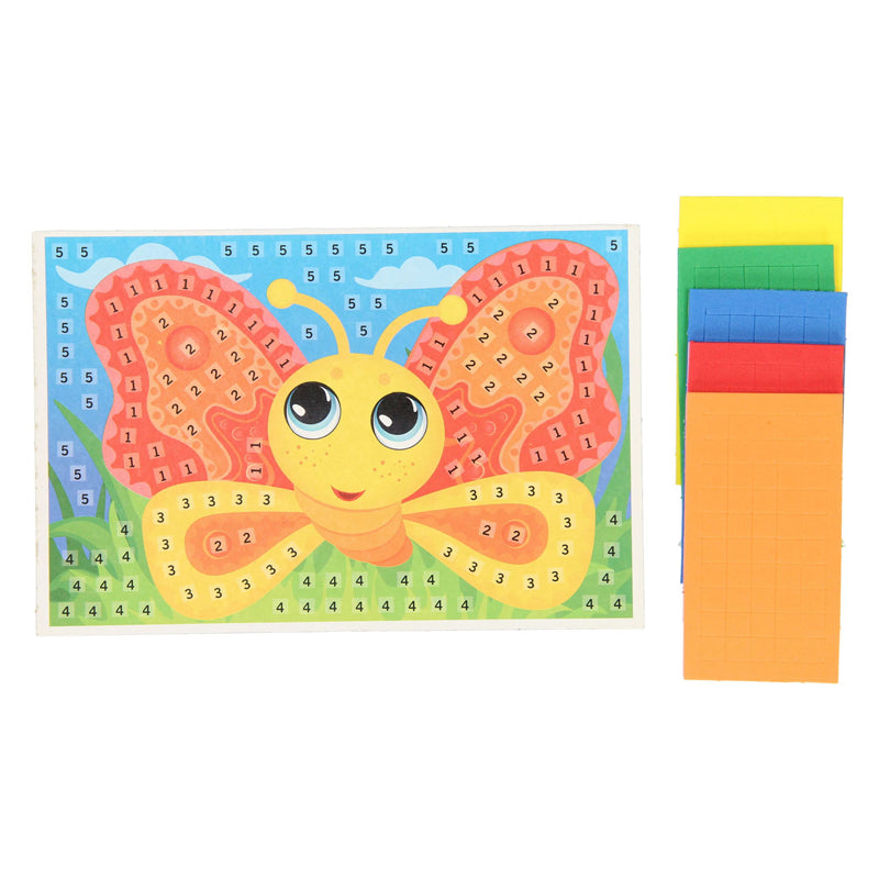 Faire du papillon de la mosaïque