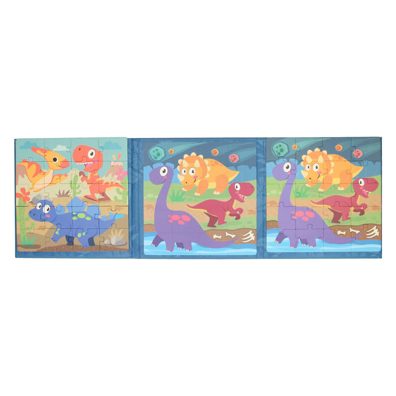 Livre de puzzles magnétiques sur les dinosaures