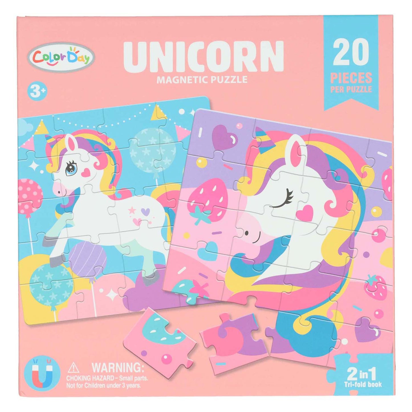 Livre de puzzles licorne magnétique