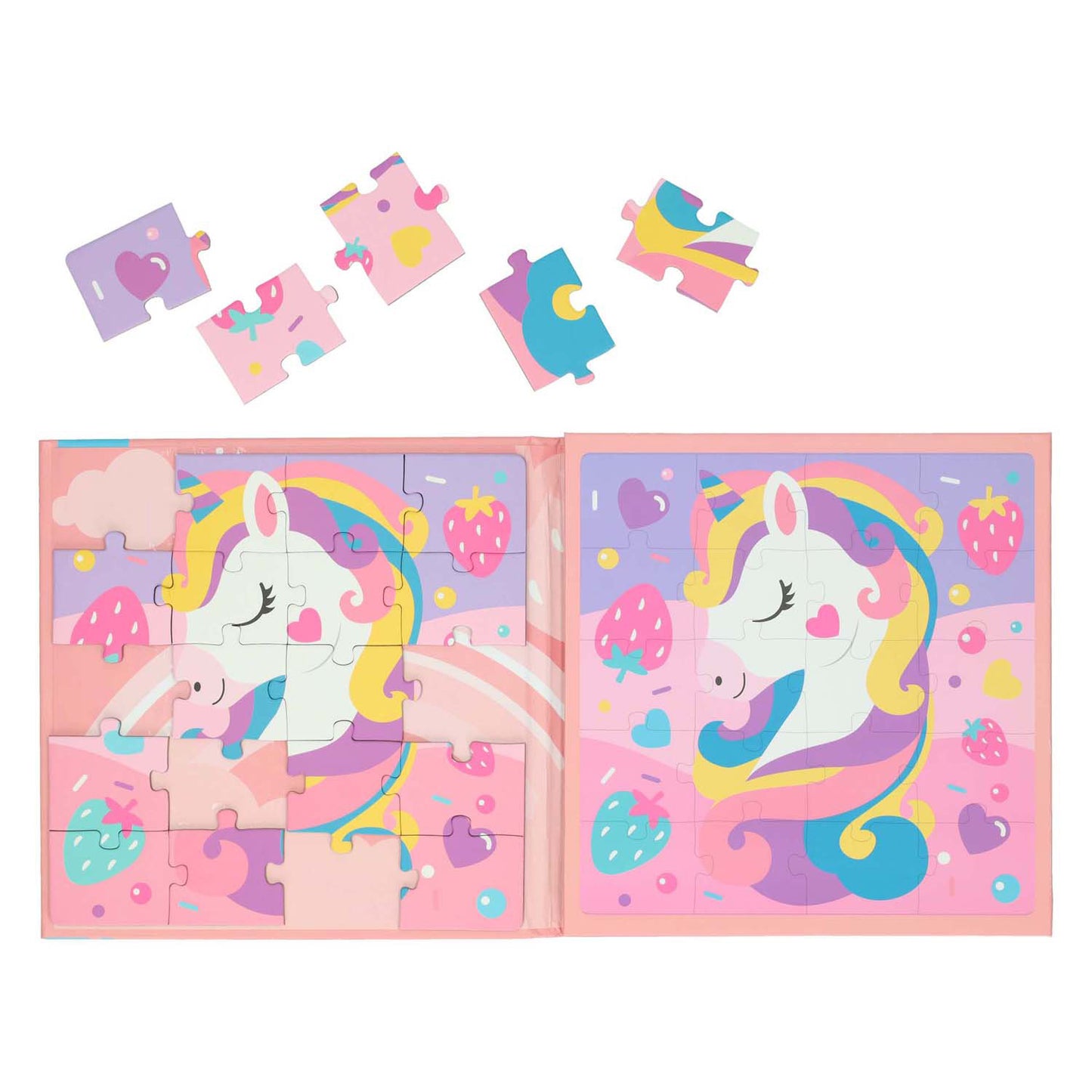 Livre de puzzles licorne magnétique