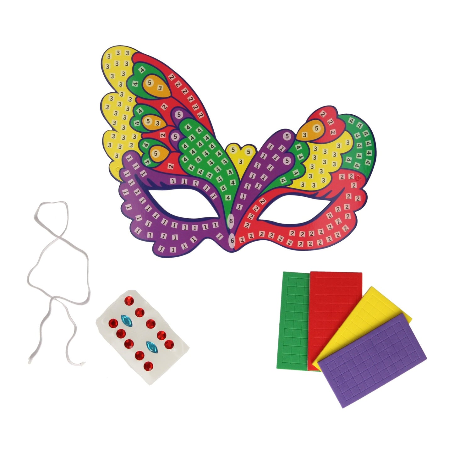 masque décorer la mosaïque