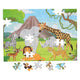 Puzzle de sol Animaux sauvages, 100e.