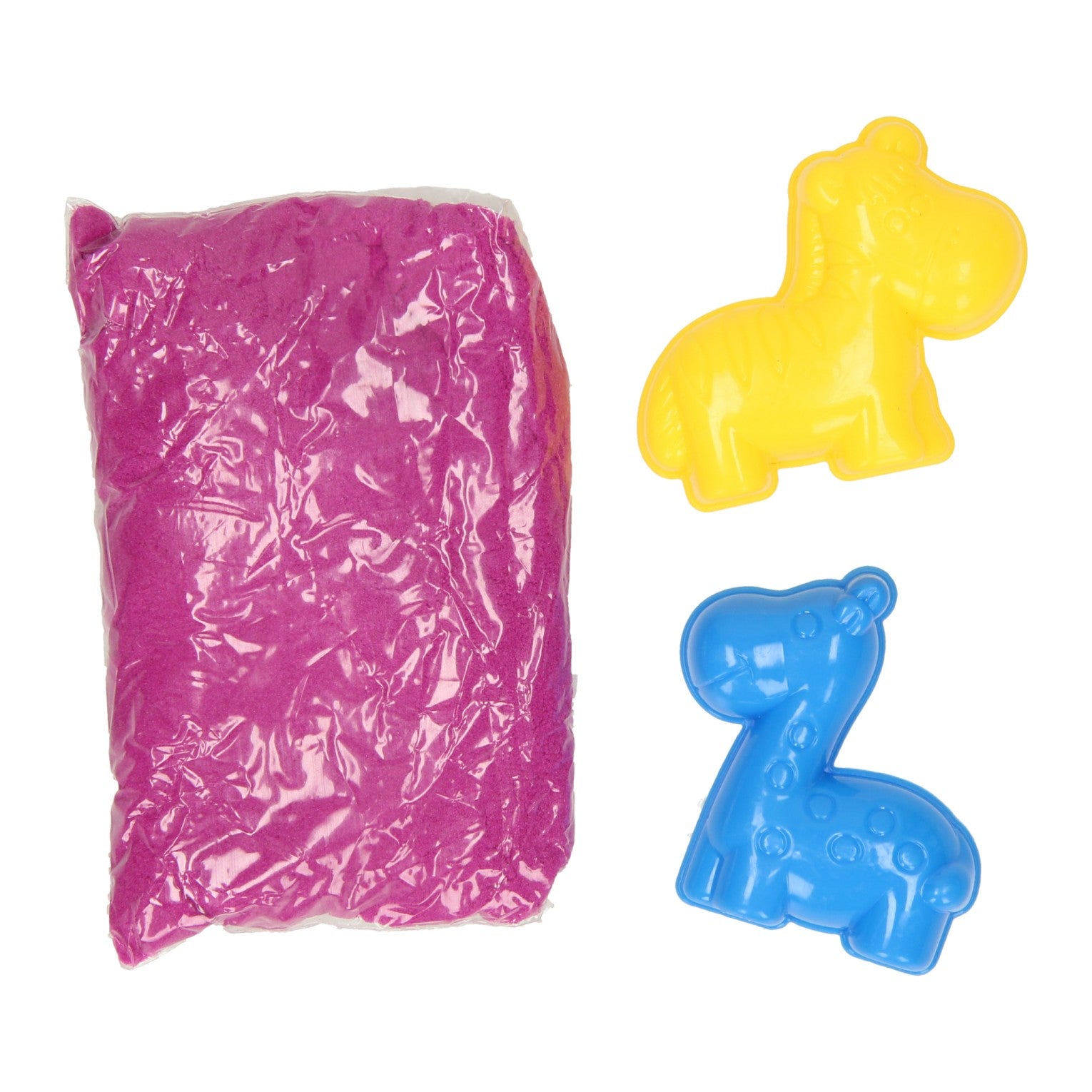 jouer au sable 150gr avec des formes d'animaux