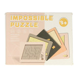 Puzzle de réflexion impossible en bois - afbeelding 2