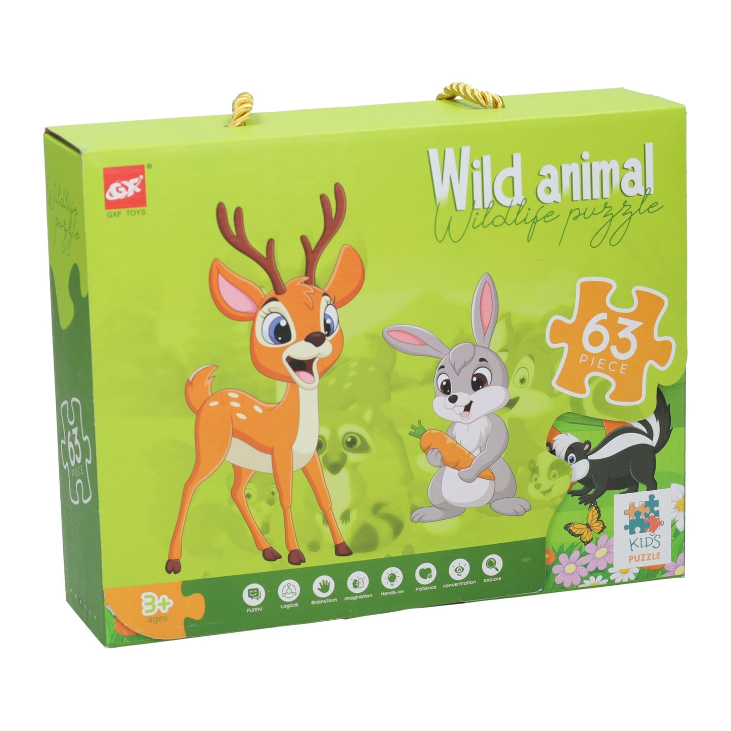 Puzzle Puzzle Forest Animaux, 63e.