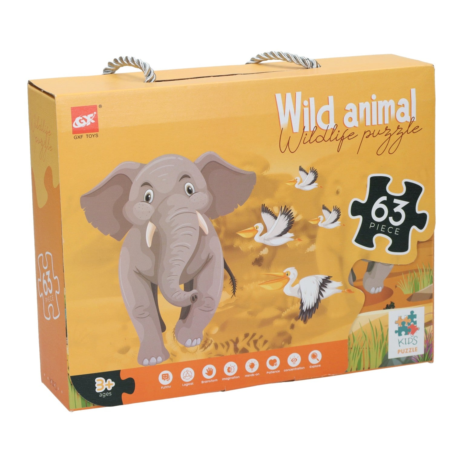 Puzzle de sol Savanne, 63e