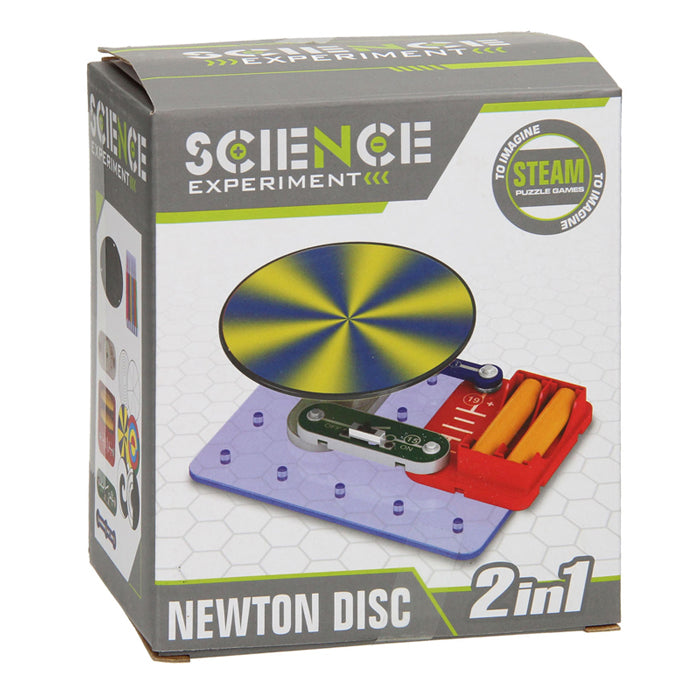 Expérience scientifique disque newton 2en1