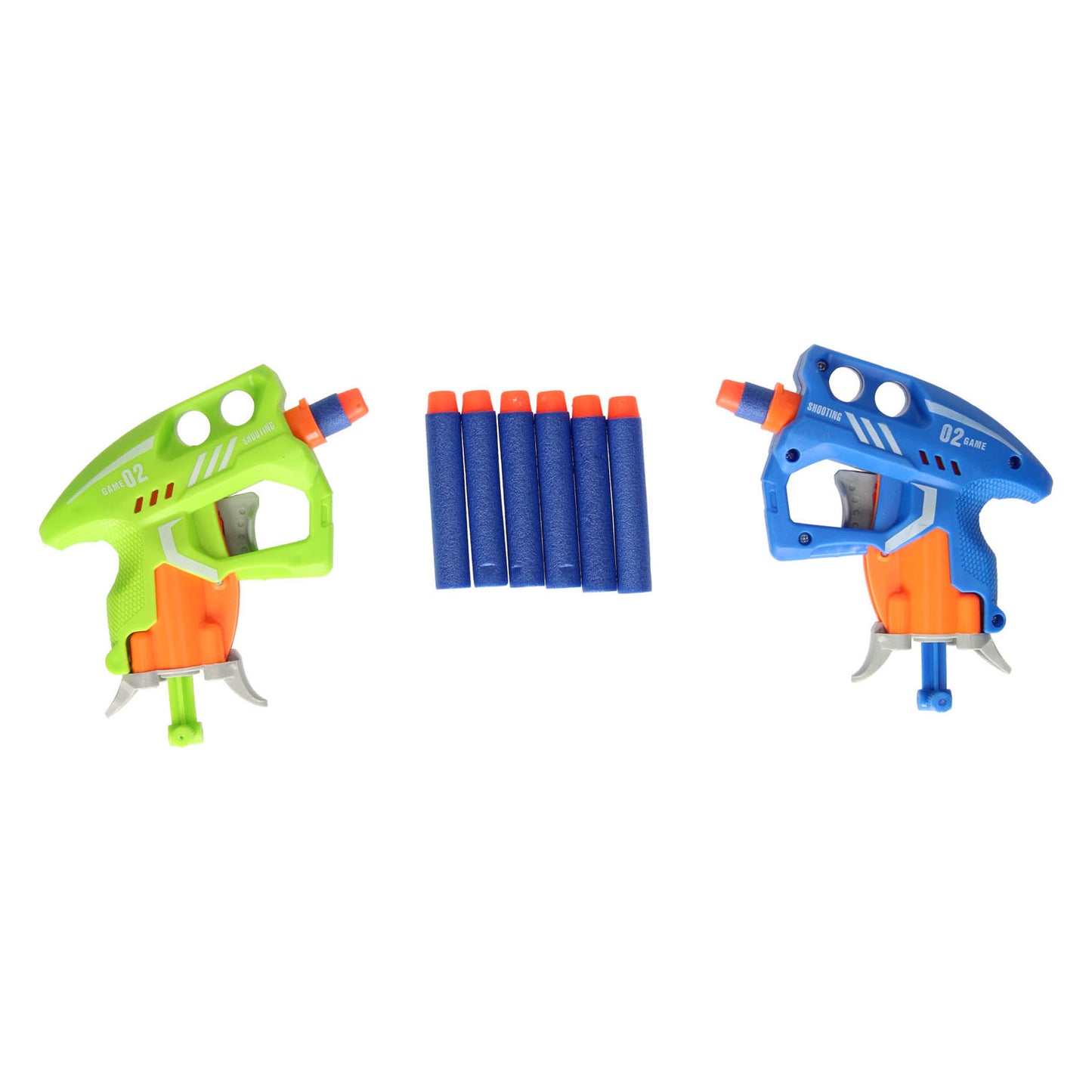 Jeu de fléchettes souple 2 pistolets