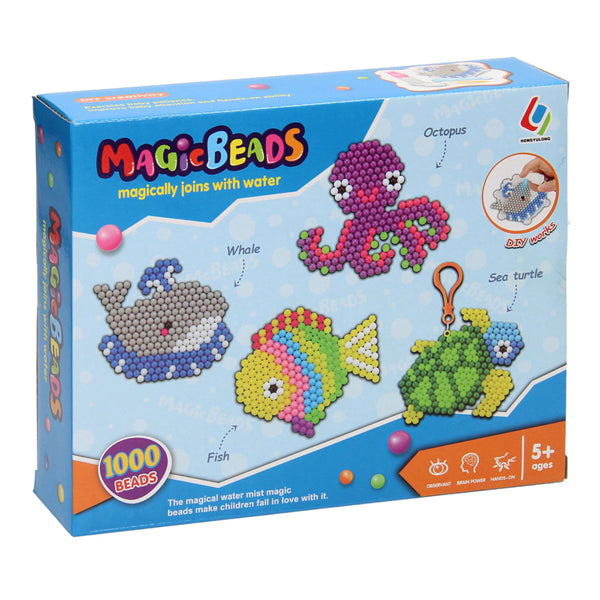 Ensemble de pixel art du monde sous-marin de perles magiques