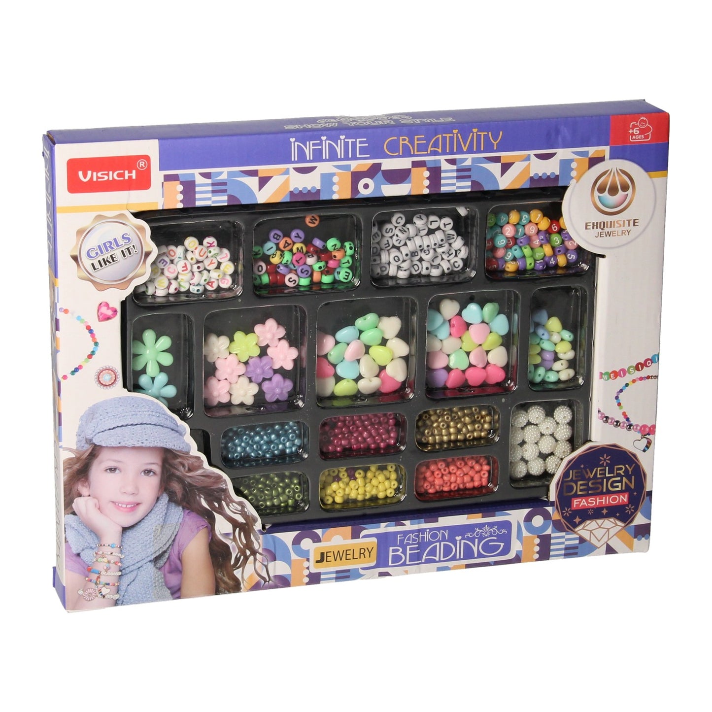 Bijoux faire des perles ensembles pastel métalliques