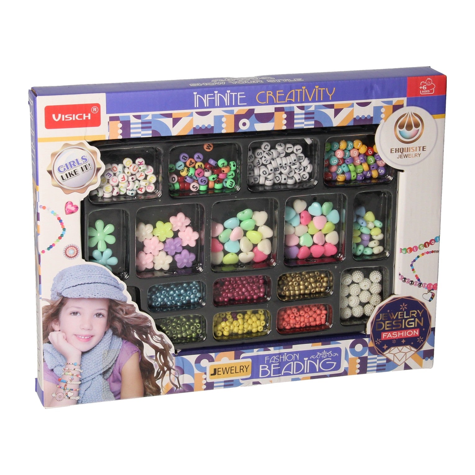 Bijoux faire des perles ensembles pastel métalliques