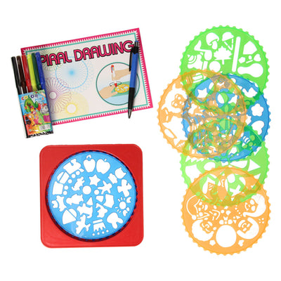 Set de dessin en spirale, 15 pcs.