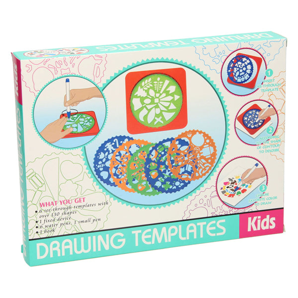 Set de dessin en spirale, 15 pcs.