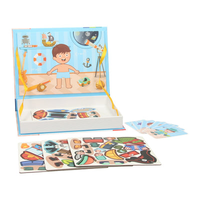 Livre magnétique - tenues garçon, 59 pcs.