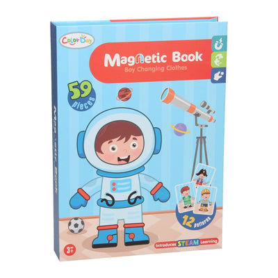 Livre magnétique - tenues garçon, 59 pcs.