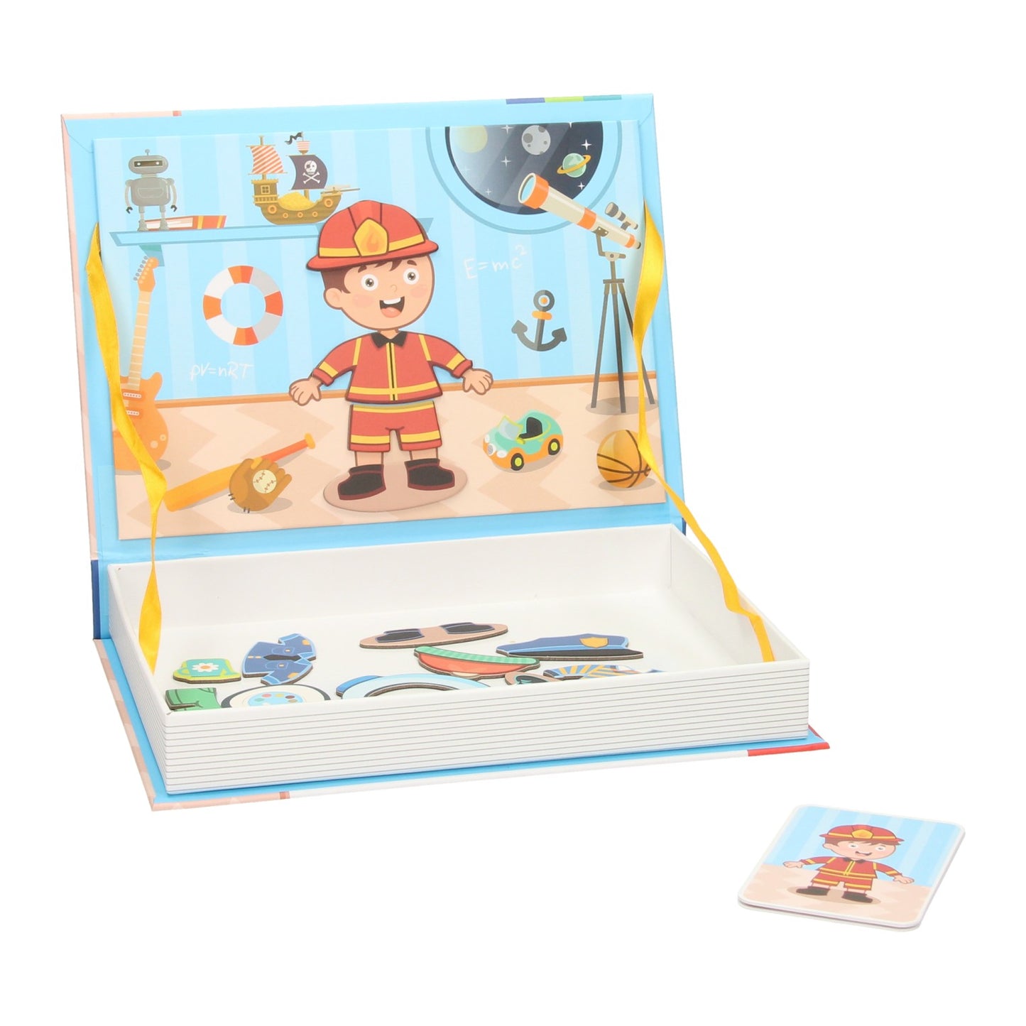 Livre magnétique - tenues garçon, 59 pcs.