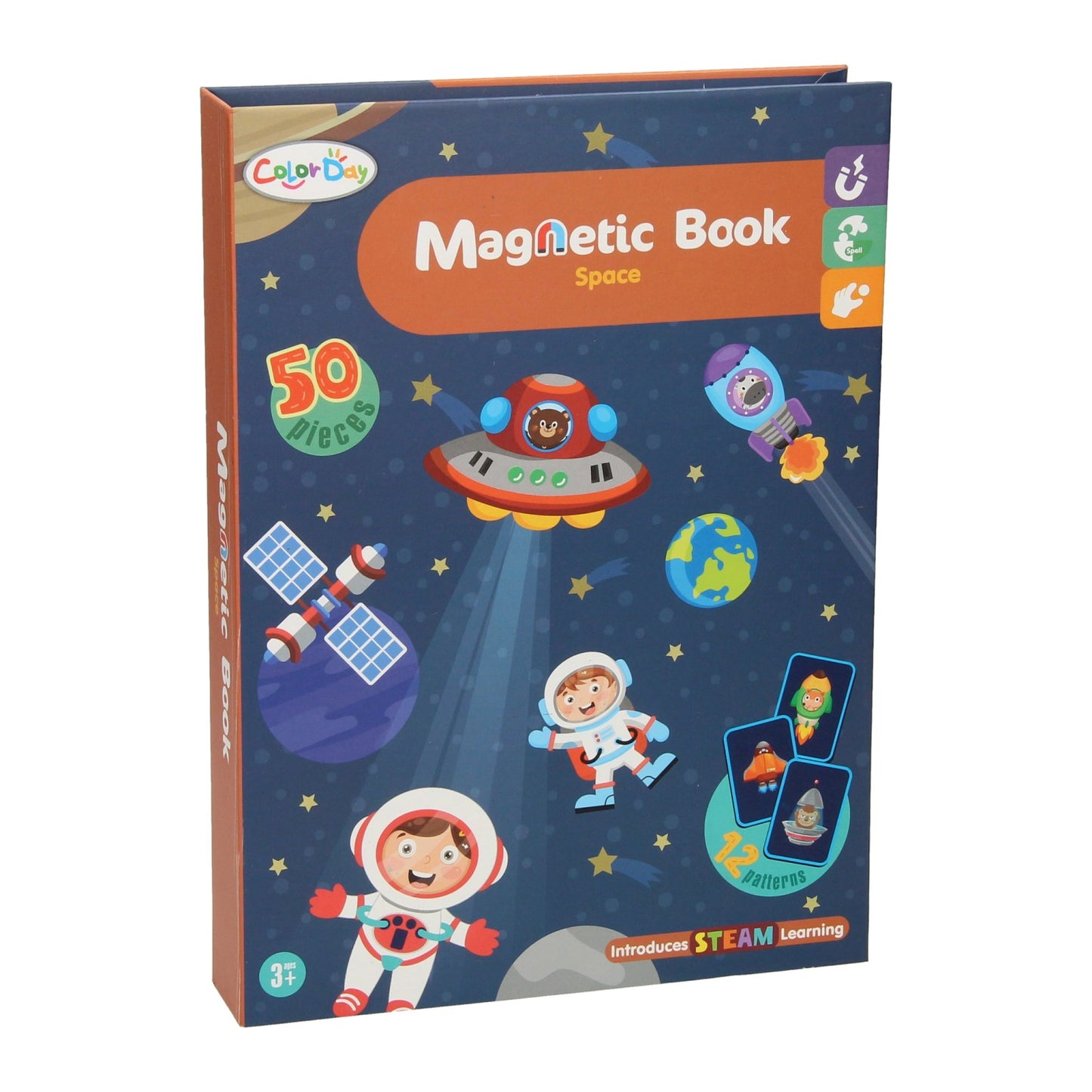 Livre magnétique - voyage dans l'espace, 50 parties.