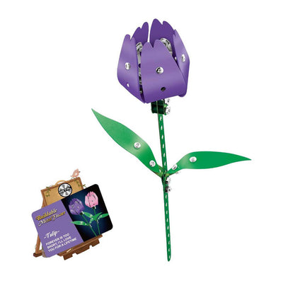 Jeu de construction en métal tulipe