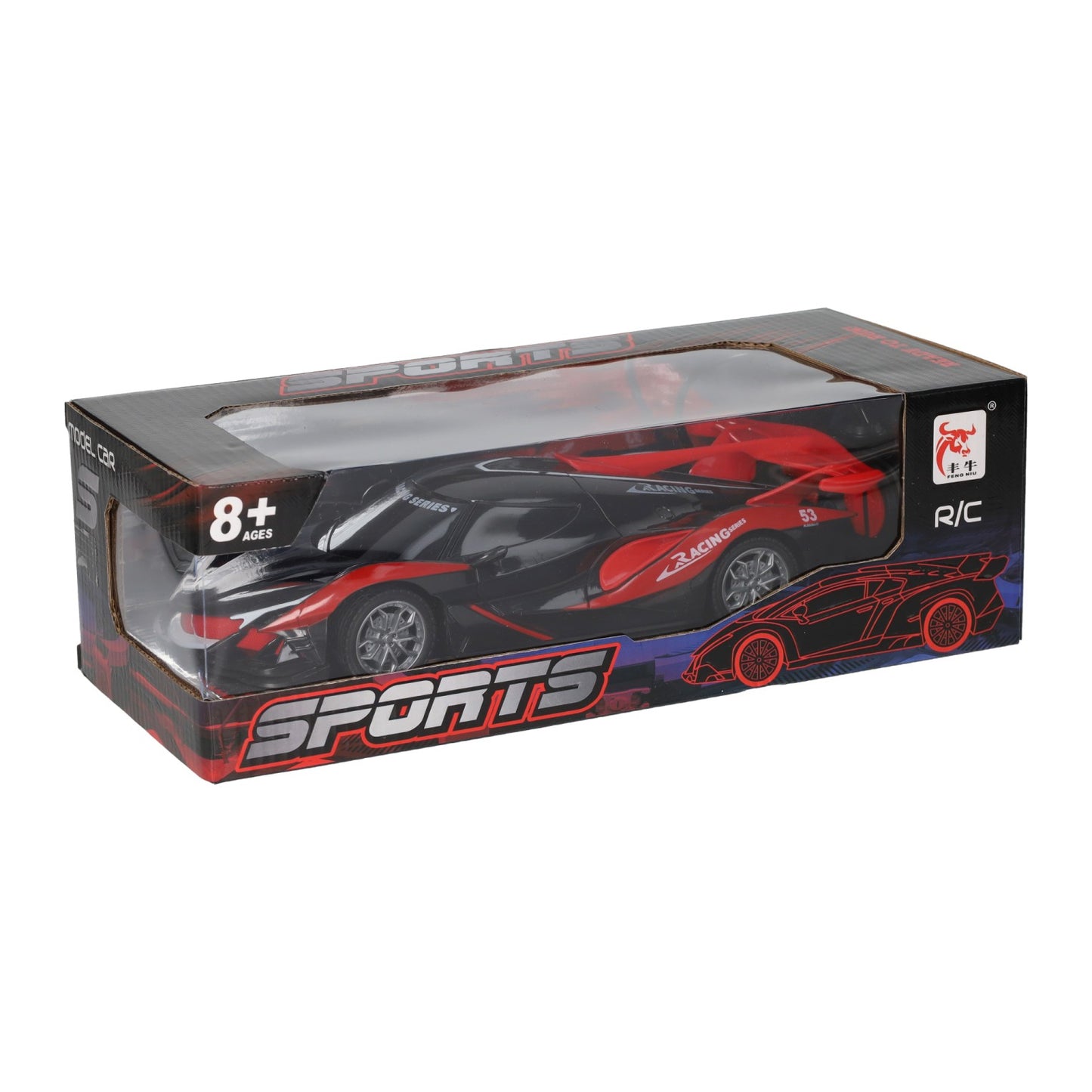 Voiture de course rouge RC