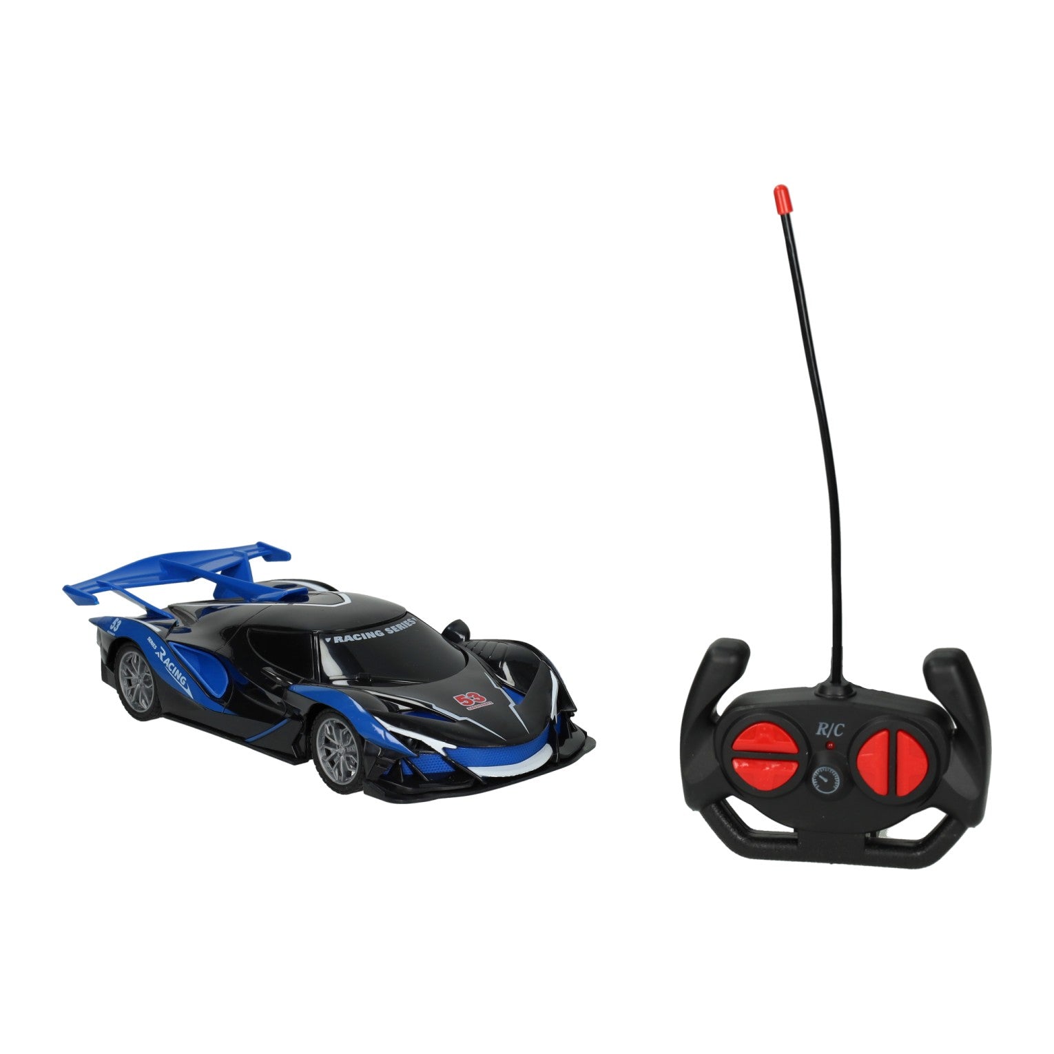 Voiture de course bleue RC