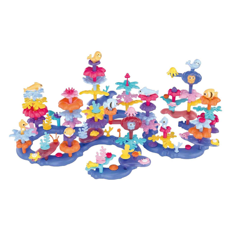 Jeu de construction monde sous-marin -122 pièces.