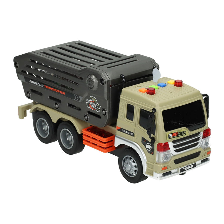 Camion de sauvetage avec des dinosaures