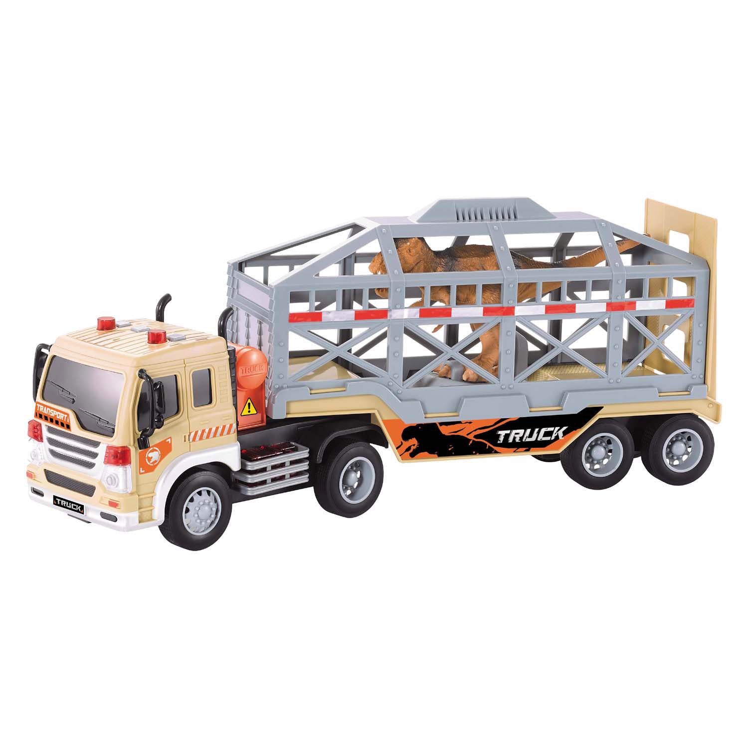 Camion avec dinosaure 1:16 - avec lumière et son