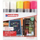 Marqueur à craie edding e4090, assortiment de couleurs, pack de 5 pièces