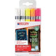 Marqueur à craie edding e4095, assortiment de couleurs, pack de 5 pièces