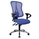 Topstar chaise de bureau head point sy deluxe synchrone bleu